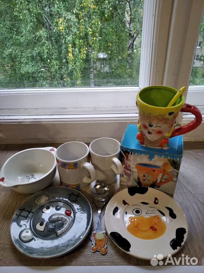 Детская посуда пакетом