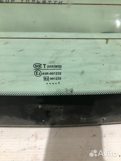 Стекло заднее ваз (LADA) kalina sedan 1.4 МКПП