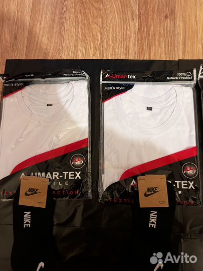 Носки черные и белые