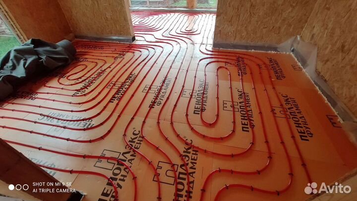 Водяной теплый пол, отопление, автоматика