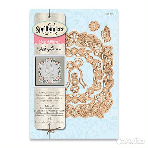 Набор ножей Spellbinders Nestabilities Labels 