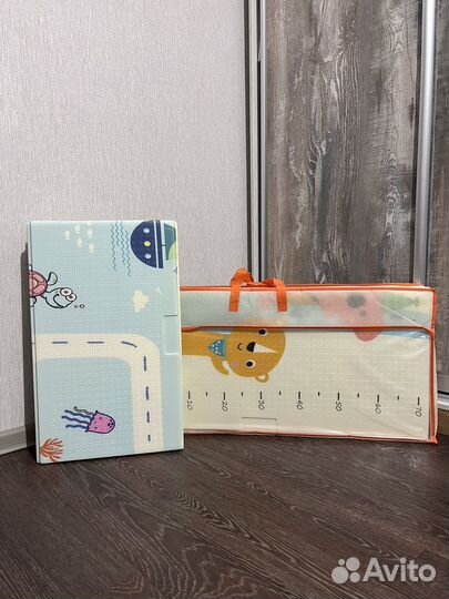 Коврик детский складной двусторонний