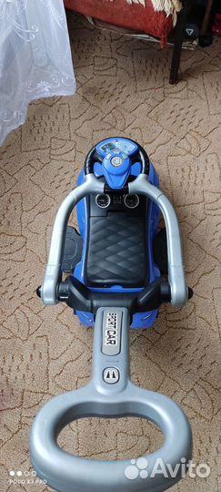 Машинка - каталка Sport Car с ручкой 3 в 1 синий