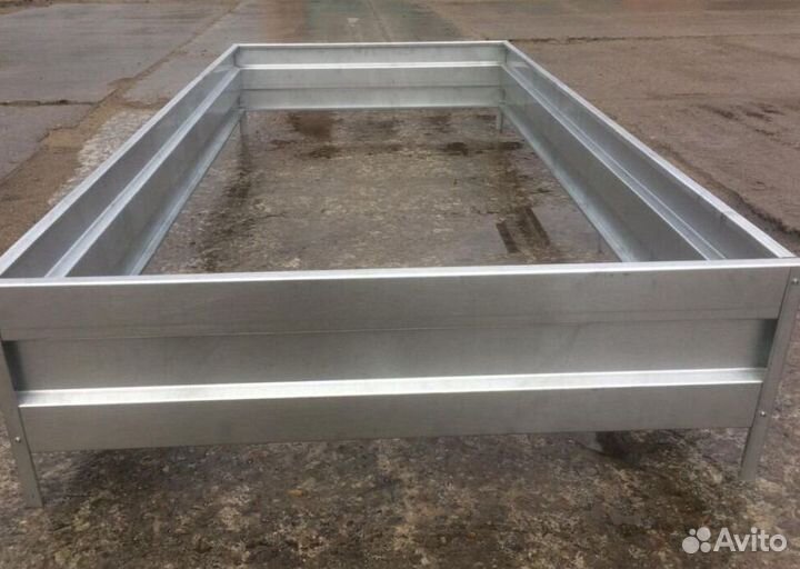 Грядка оцинкованная 1м х 4м х 32см