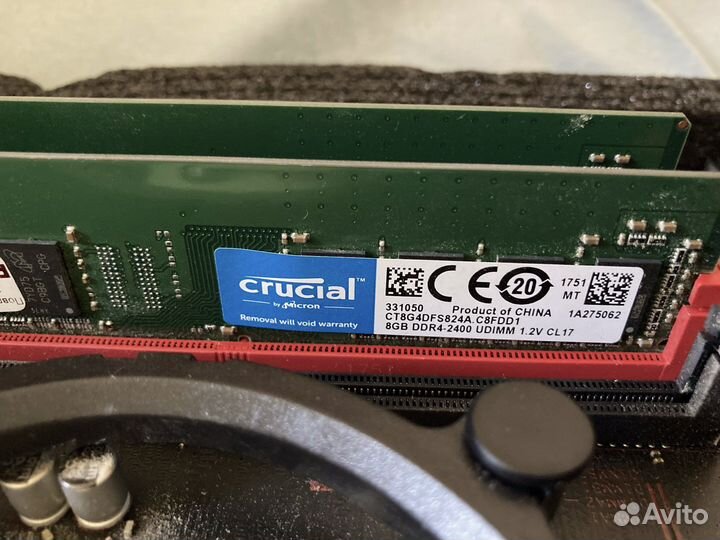 Intel I5 8400+MSI Z370 Gaming Plus+Crucial 2x8gb