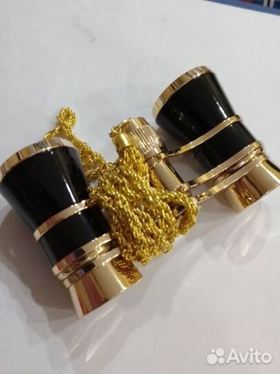 Бинокль театральный золото