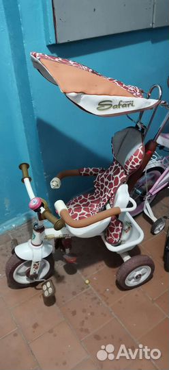 Детский велосипед с ручкой