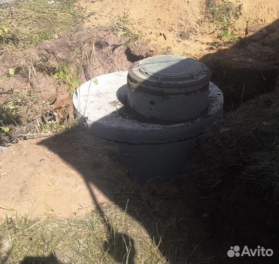 Септик под ключ, канализация, жб кольца