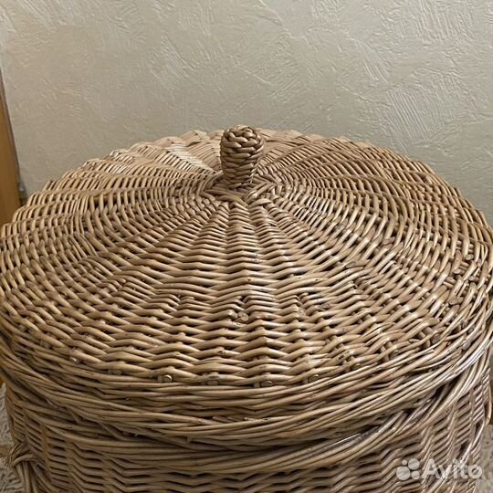 Корзина плетеная из ротанга 80 литров