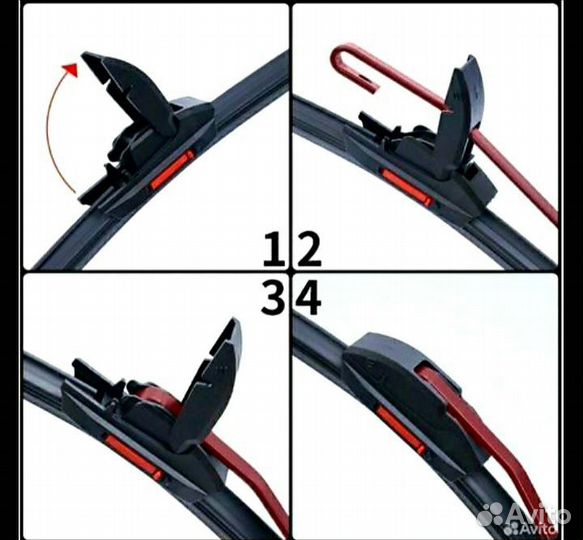 Щетки стеклоочистителя с двумя резинами