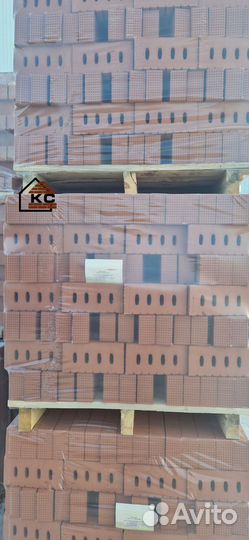 Кирпич керамический одинарный полнотелый
