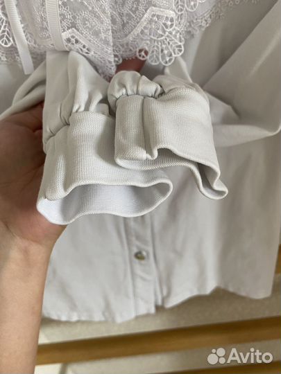 Блузка рубашка школьная