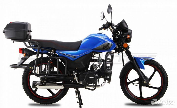 Мопед rockot alpha tourist M-11 (синий глянцевый)