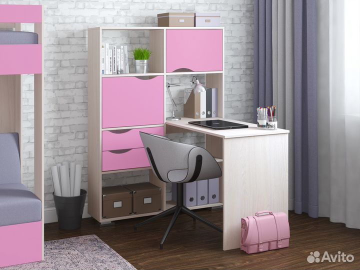 Стол письменный угловой Лаворо лев