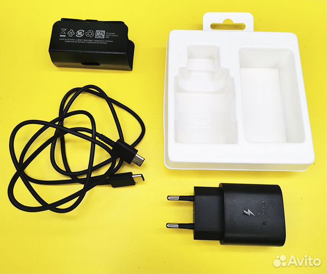 Зарядка Samsung 25W с кабелем Type-C - Type-C