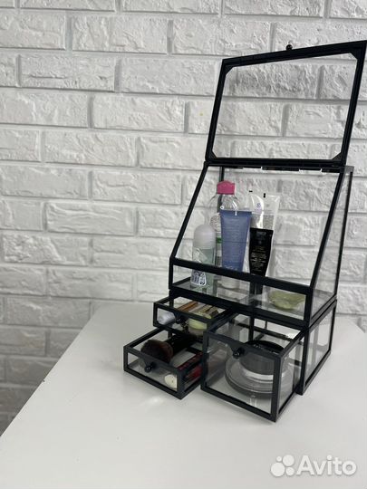 Органайзер для косметики стекло