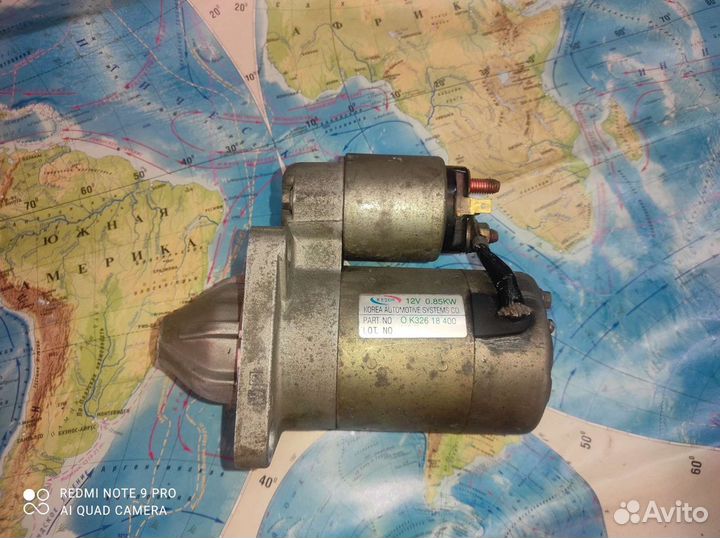 Оригинальный Стартер Kia Spectra 2006 O K326 18 40