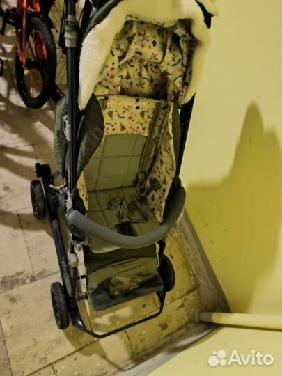 Детские санки коляски с большими колёсами