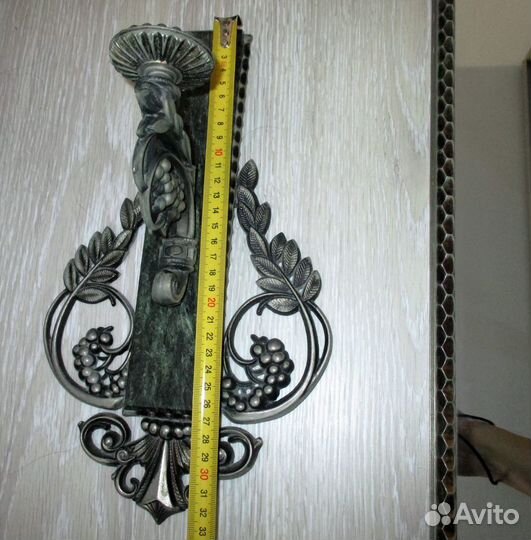 Гарнитур малахит консоль банкетка подсвечник 1983г