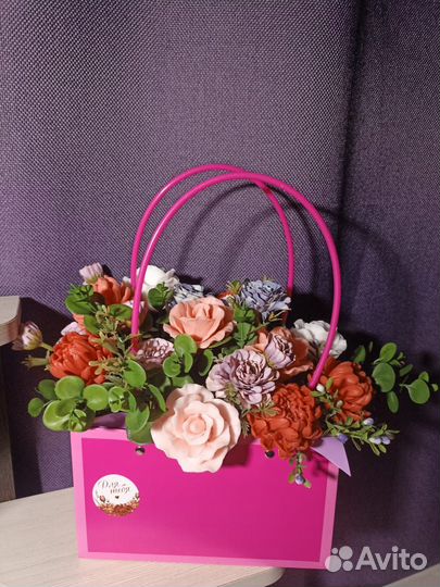 Букет из мыла