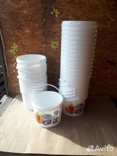 Бу ведра пластиковые 5-10