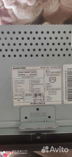 Автомагнитола бу SsangYong Actyon 2011