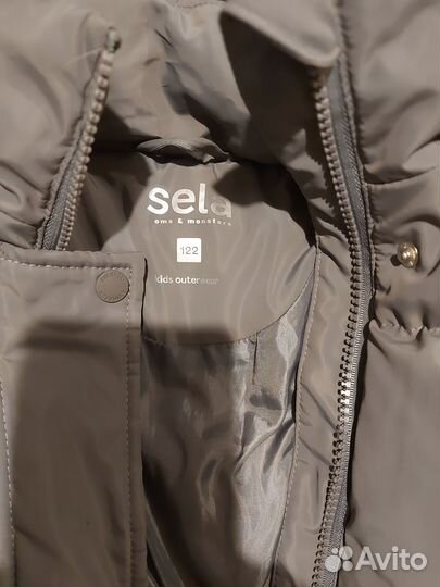 Пуховик зимний для девочки 122