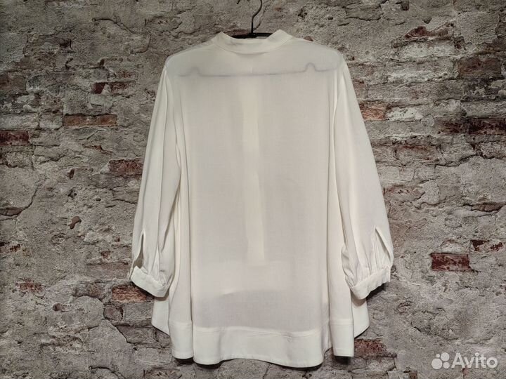 Блузка белая Stets/ 48 50, вискоза