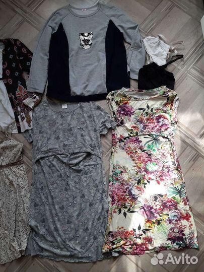 Вещи пакетом для кормящих 48-50р