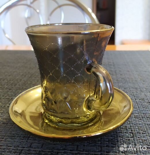 Кофейный сервиз,перламутровый. СССР