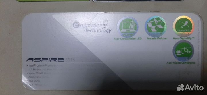 Ноутбук acer aspire торг