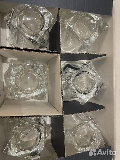 Набор бокалов для виски и штоф с крышкой bohemia