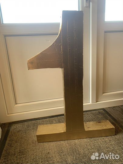 Цифра 1, декор ко дню рождения