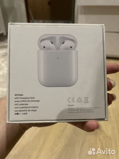 Беспроводные наушники apple airpods 2