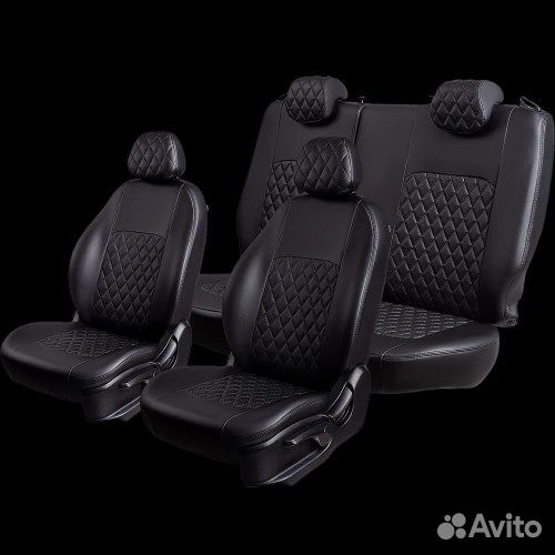 Чехлы на сиденье киа Rio 4 (FB), киа Rio X-Line с