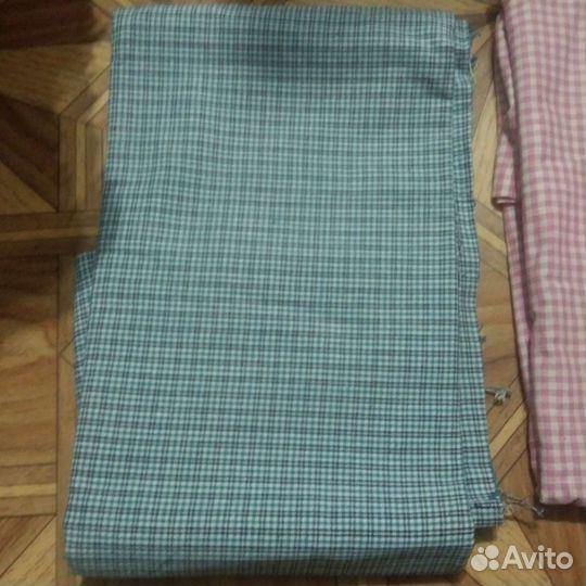 Ткань шотландка и сатин