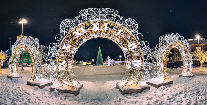 Световая фигура Арка Новогодняя