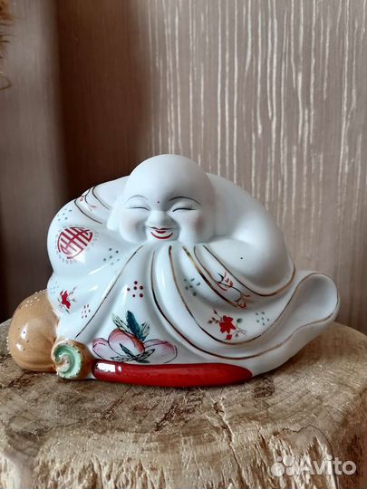 Хотэй бог веселья и богатства фарфор 20 см