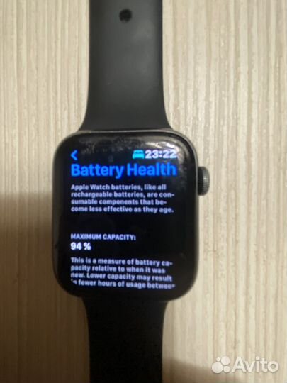 Часы apple watch se 2020 44 mm бу + ремешок