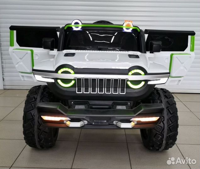 Большой Детский электромобиль Джип Вранглер 4WD