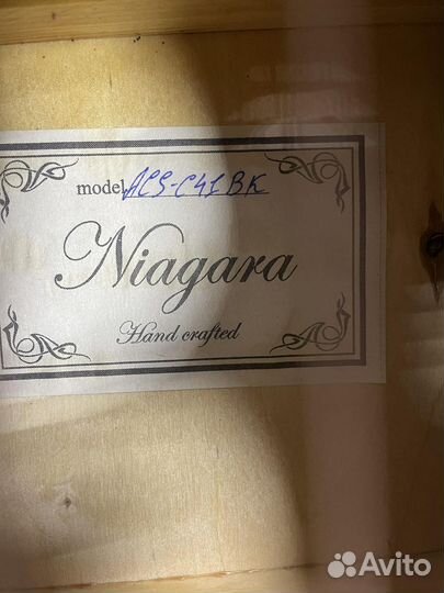 А) Гитара niagara ACS-C41BK (ми0046480)