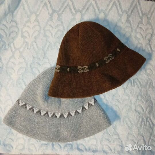 Шапка Панама осень-весна (плотный трикотаж)