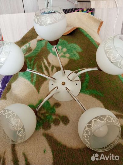 Люстра потолочная бу