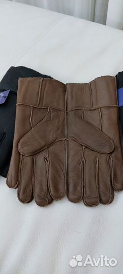 Перчатки женские дублёные натуральные