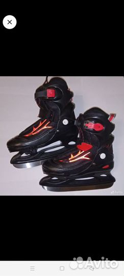 Коньки хоккейные раздвижные детские 30- 33 размер