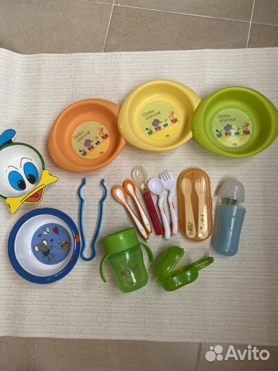 Детская посуда (Avent, MotherCare и др.)
