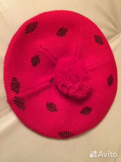 Берет красный для девочки Panco