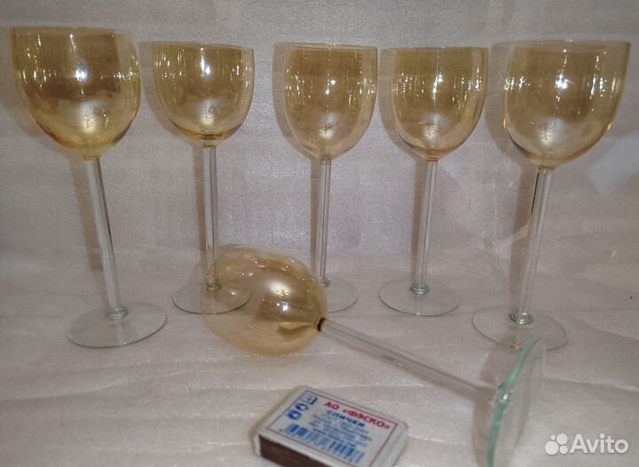 Хрусталь фужеры бокалы СССР Чехословакия