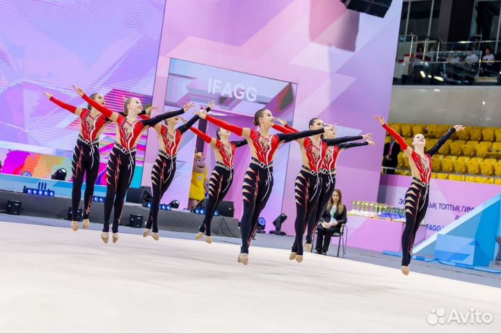 Групповые купальники для гимнастики