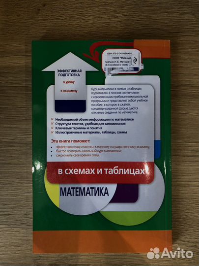 Математика в схемах и таблицах